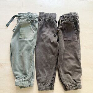 Cat & Jack Baby Boy Sweatpants Plus Additional Pant (3 Pairs) Size 18 Months